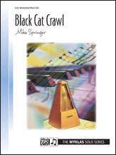 Black Cat Crawl piano sheet music cover